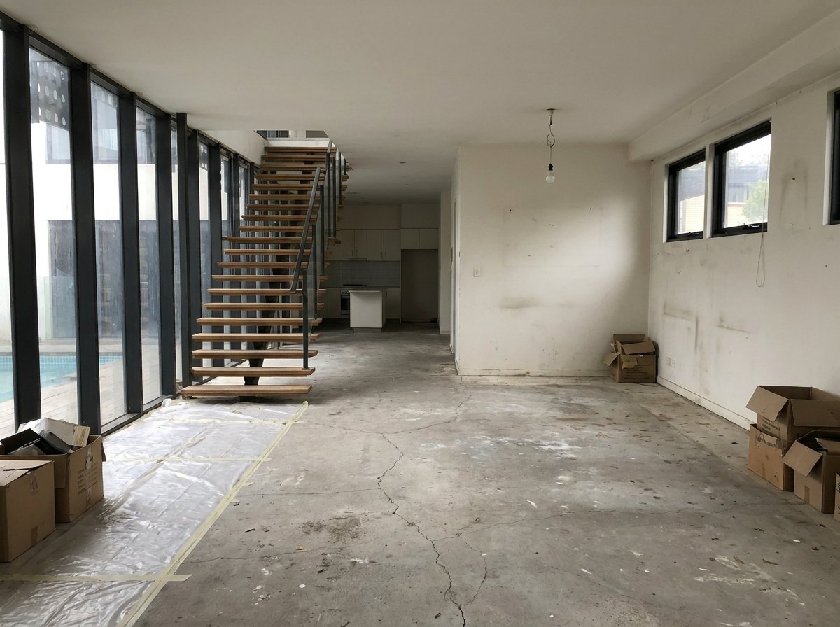 Living room before renovation
